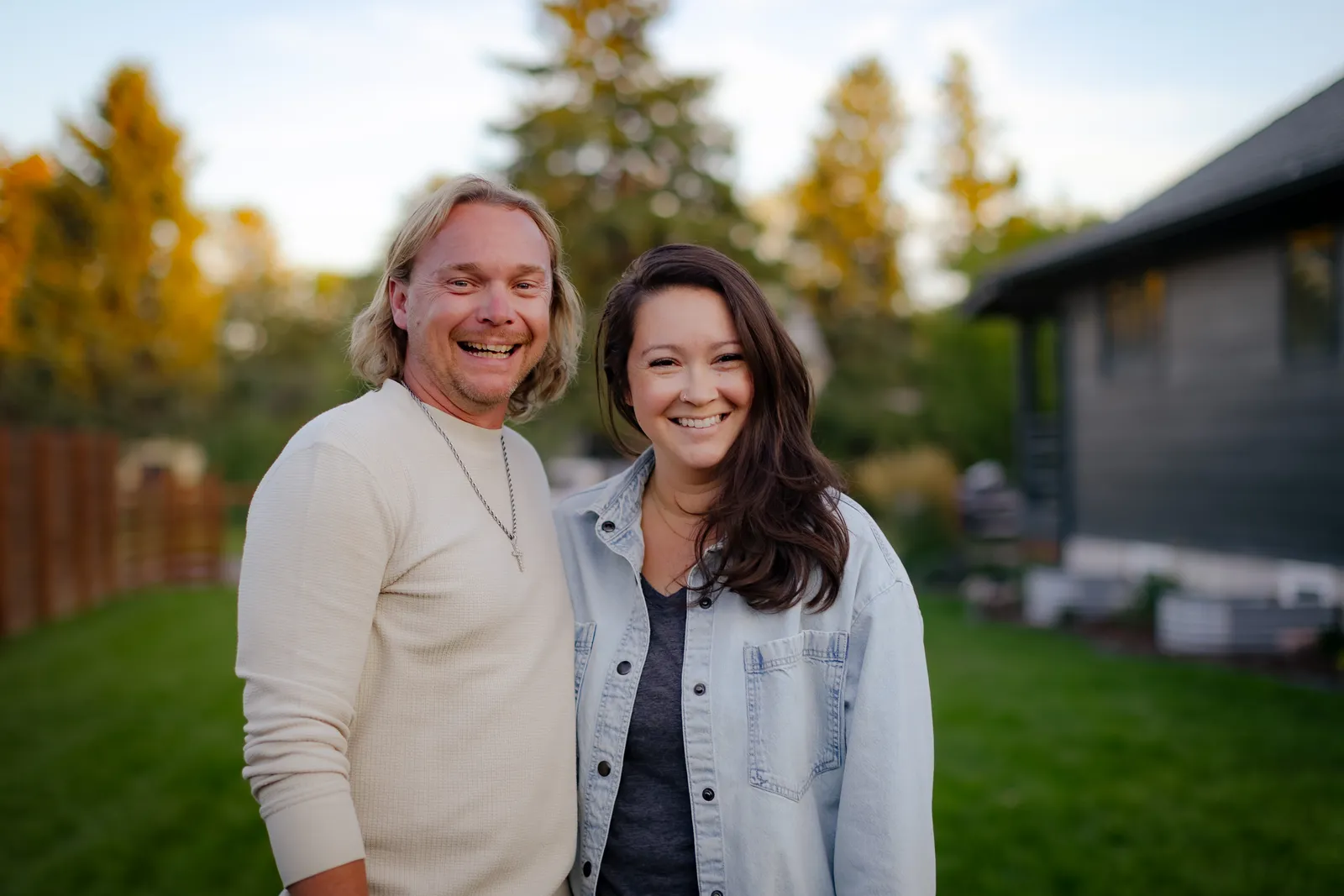 Andy Holm with his wife, Danielle